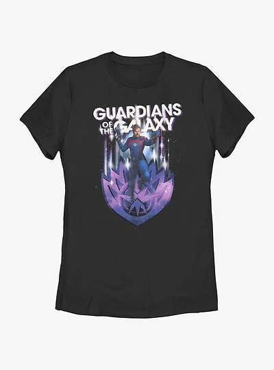 Marvel Guardians of the Galaxy Vol. 3 Star-Lord Dual Blasters Womens T-Shirt