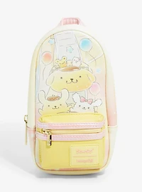 Loungefly Sanrio Pompompurin Roller Coaster Backpack Pencil Case