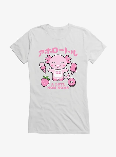 Axolotl A Lotl Nom Noms Girls T-Shirt