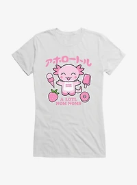 Axolotl A Lotl Nom Noms Girls T-Shirt