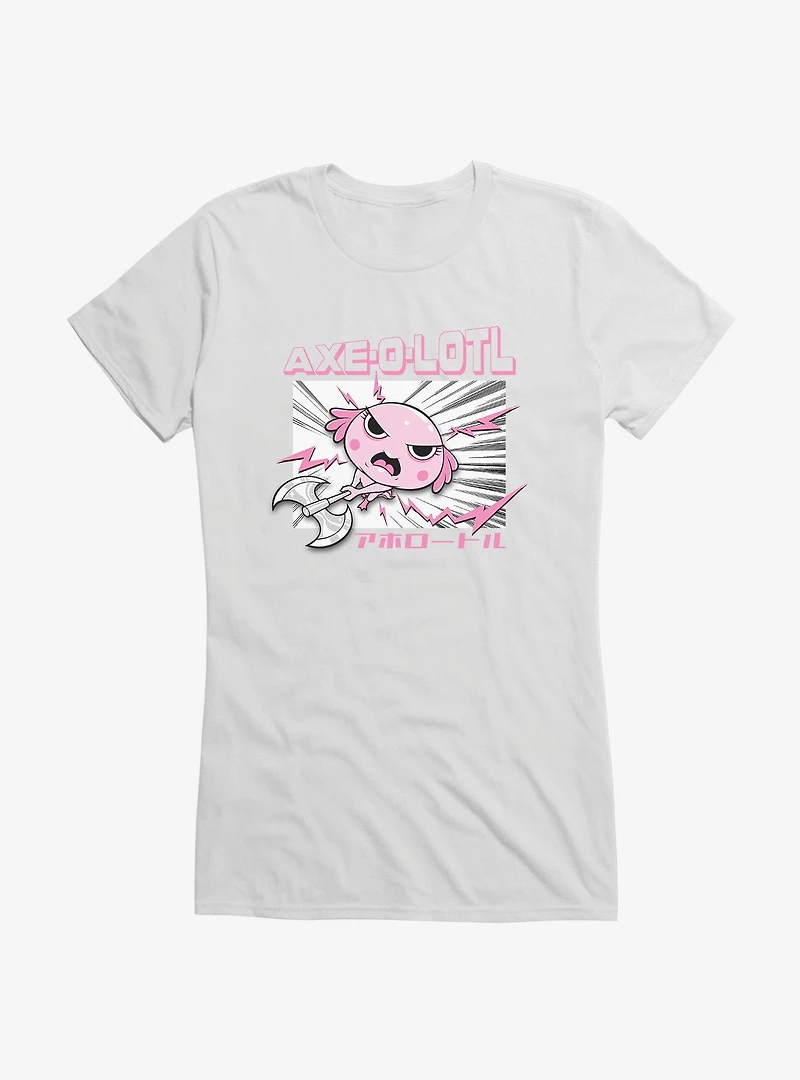 Axolotl Axe-O-Lotl Girls T-Shirt