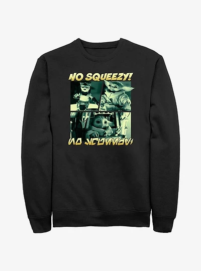 Star Wars The Mandalorian Grogu No Squeezy Sweatshirt
