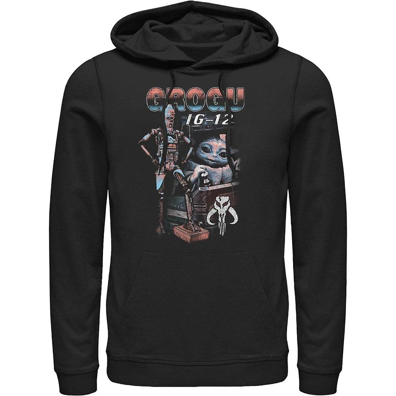 Star Wars The Mandalorian Grogu & IG-12 Hoodie