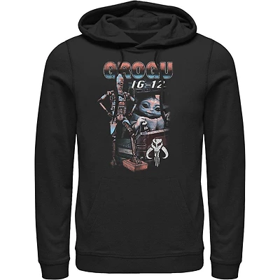 Star Wars The Mandalorian Grogu & IG-12 Hoodie
