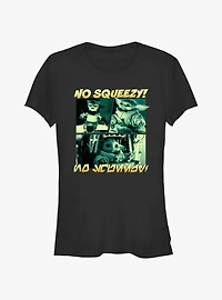 Star Wars The Mandalorian Grogu No Squeezy Girls T-Shirt