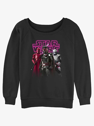 Star Wars The Mandalorian Moff Gideon's Return Womens Slouchy Sweatshirt