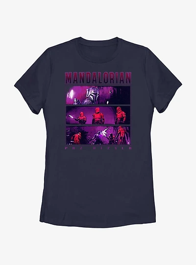 Star Wars The Mandalorian Paz Vizsla's Sacrifice Womens T-Shirt