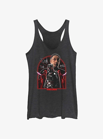 Star Wars The Mandalorian Moff Gideon Dark Trooper Womens Tank Top