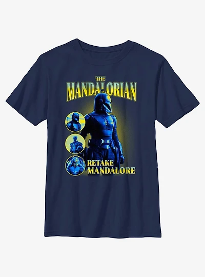 Star Wars The Mandalorian Retake Mandalore Youth T-Shirt