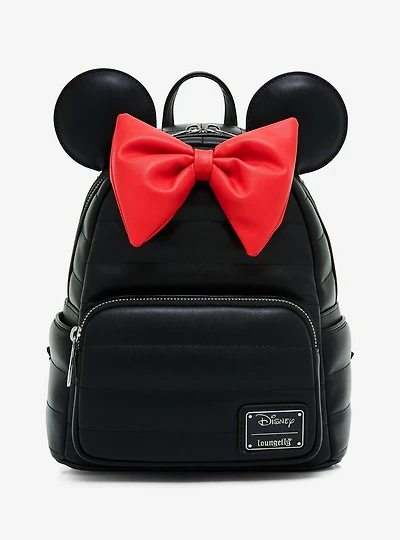 Loungefly Disney Minnie Mouse Puffer Ears Mini Backpack - BoxLunch Exclusive