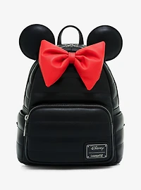 Loungefly Disney Minnie Mouse Puffer Ears Mini Backpack - BoxLunch Exclusive