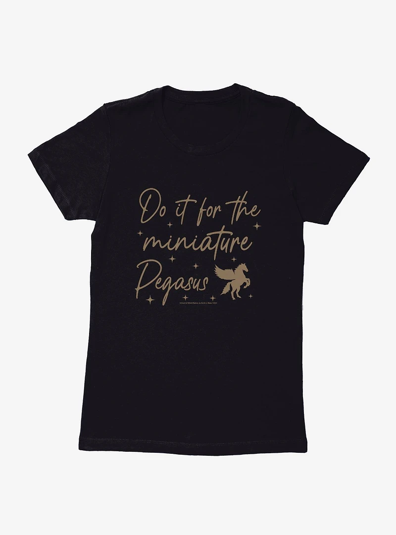 A Court Of Silver Flames Do It For The Miniature Pegasus Womens T-Shirt