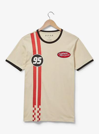 Disney Pixar Cars Lightning McQueen Racing Ringer T-Shirt - BoxLunch Exclusive