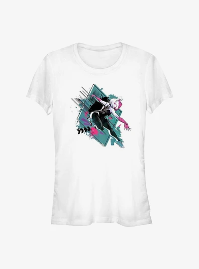 Marvel Spider-Man: Across the Spider-Verse Spider-Gwen Action Girls T-Shirt