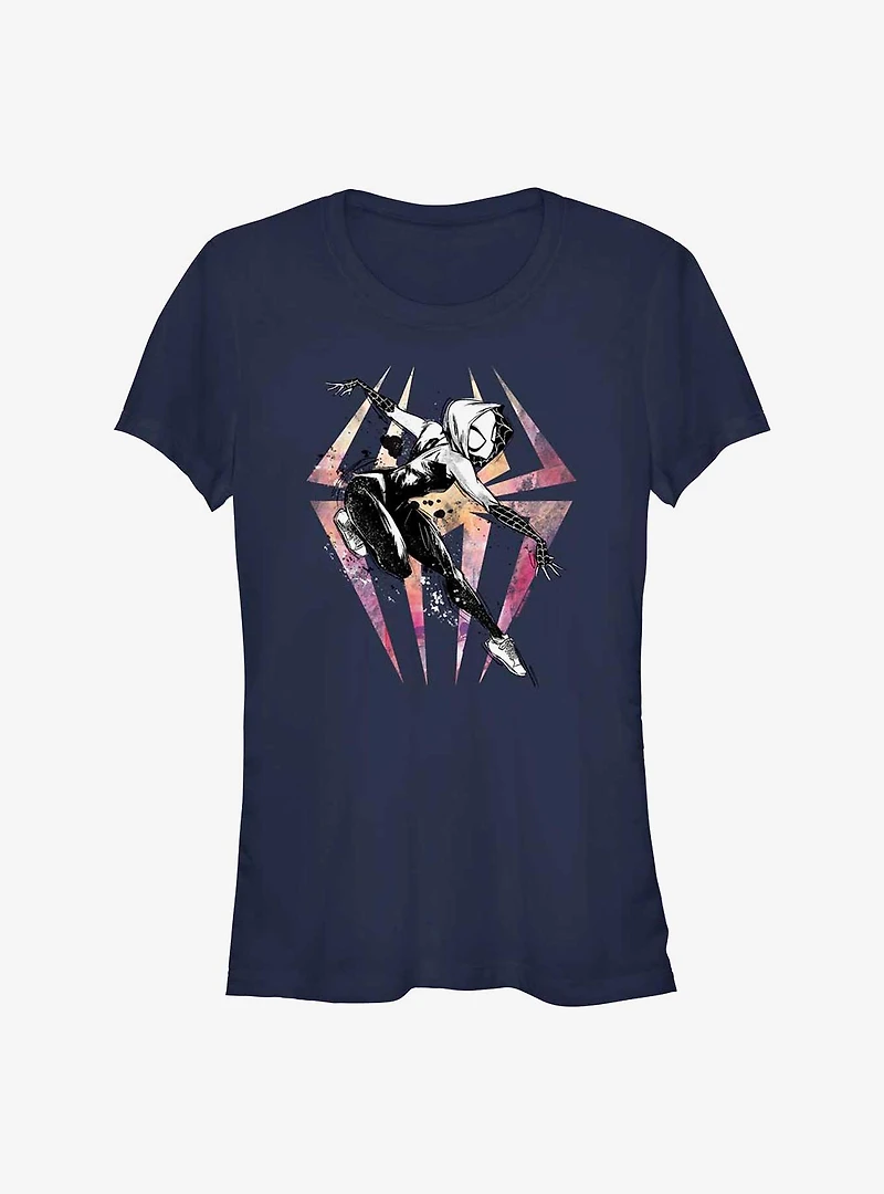 Marvel Spider-Man: Across the Spider-Verse Sketchy Spider-Gwen Girls T-Shirt