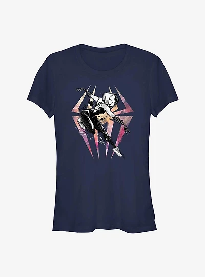 Marvel Spider-Man: Across the Spider-Verse Sketchy Spider-Gwen Girls T-Shirt