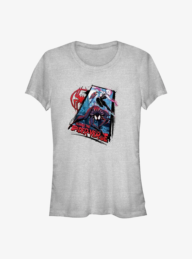 Marvel Spider-Man: Across the Spider-Verse Spider Trio Girls T-Shirt
