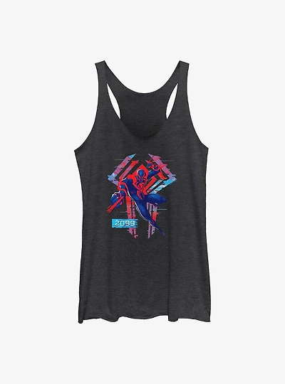 Marvel Spider-Man: Across the Spider-Verse Miguel O'Hara 2099 Badge Girls Tank