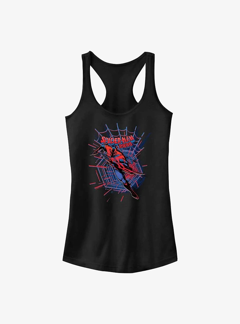 Marvel Spider-Man: Across the Spider-Verse Miguel O'Hara Web Launch Girls Tank