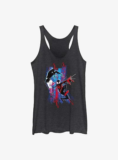 Marvel Spider-Man: Across the Spider-Verse Spider-Gwen and Miles Girls Tank