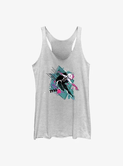 Marvel Spider-Man: Across the Spider-Verse Spider-Gwen In Action Girls Tank