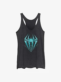 Marvel Spider-Man: Across the Spider-Verse Spider-Gwen Logo Webs Girls Tank