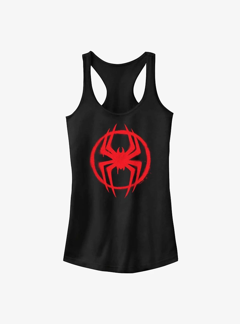 Marvel Spider-Man: Across the Spider-Verse Miles Morales Logo Girls Tank