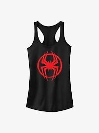 Marvel Spider-Man: Across the Spider-Verse Miles Morales Logo Girls Tank
