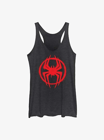 Marvel Spider-Man: Across the Spider-Verse Miles Morales Logo Girls Tank