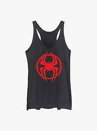 Marvel Spider-Man: Across the Spider-Verse Miles Morales Logo Girls Tank