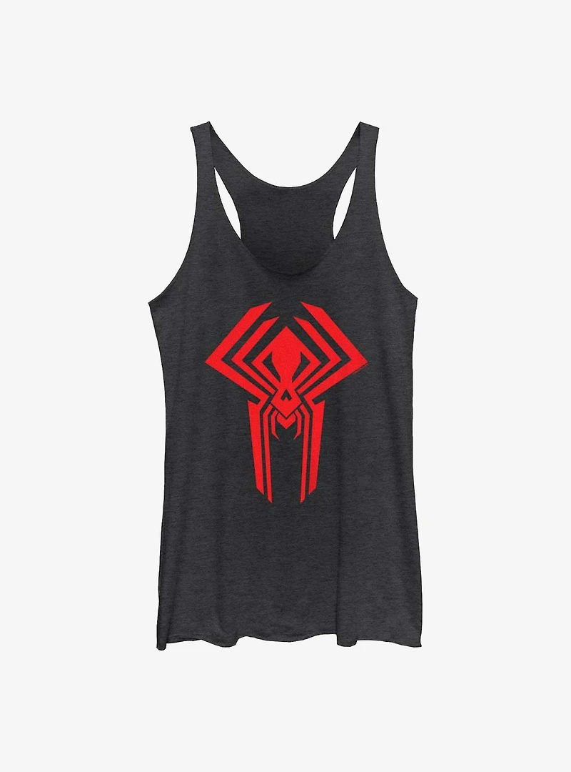 Marvel Spider-Man: Across The Spider-Verse Miguel O'Hara 2099 Logo Girls Tank