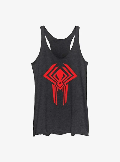 Marvel Spider-Man: Across The Spider-Verse Miguel O'Hara 2099 Logo Girls Tank