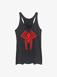Marvel Spider-Man: Across The Spider-Verse Miguel O'Hara 2099 Logo Girls Tank
