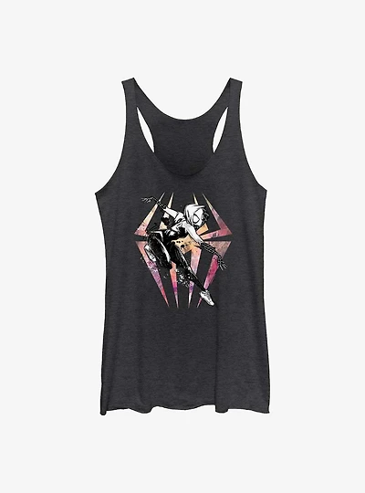 Marvel Spider-Man: Across the Spider-Verse Sketchy Spider-Gwen Girls Tank
