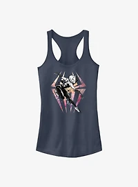 Marvel Spider-Man: Across the Spider-Verse Sketchy Spider-Gwen Girls Tank