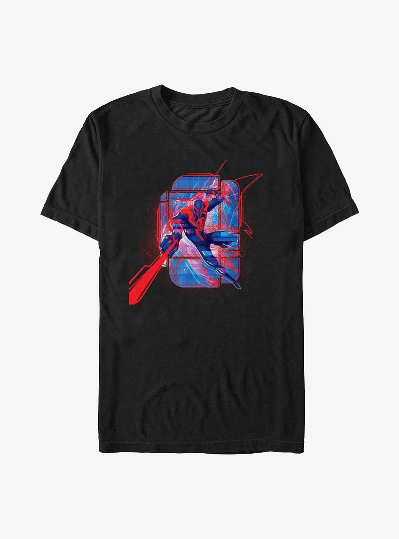 Marvel Spider-Man: Across the Spider-Verse Miguel O'Hara Shooting Webs T-Shirt