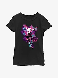 Marvel Spider-Man: Across the Spider-Verse Spider-Gwen Poster Youth Girls T-Shirt