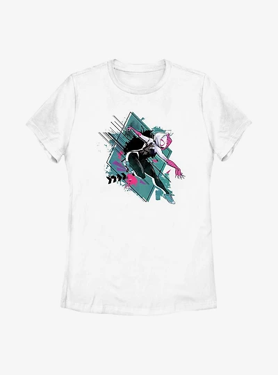 Marvel Spider-Man: Across the Spider-Verse Spider-Gwen Action Womens T-Shirt