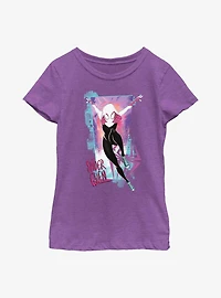 Marvel Spider-Man: Across the Spider-Verse Spider-Gwen Poster Youth Girls T-Shirt