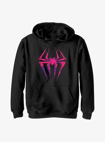 Marvel Spider-Man: Across the Spider-Verse Spider-Gwen Overlay Logo Youth Hoodie
