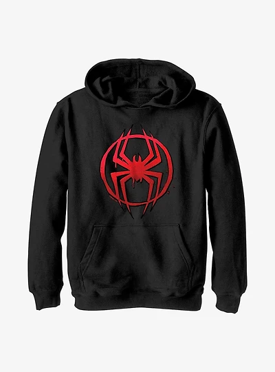 Marvel Spider-Man: Across the Spider-Verse Miles Morales Spider Icon Youth Hoodie