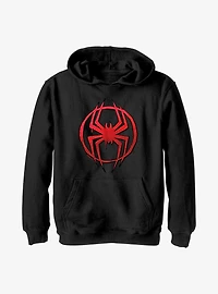 Marvel Spider-Man: Across the Spider-Verse Miles Morales Spider Icon Youth Hoodie