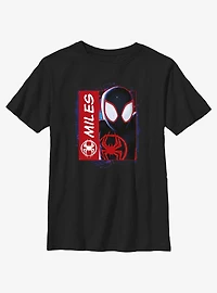 Marvel Spider-Man: Across the Spider-Verse Miles Morales Is Spider-Man Youth T-Shirt BoxLunch Web Exclusive
