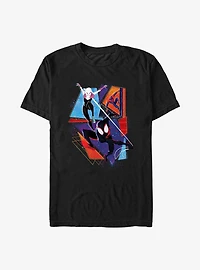 Marvel Spider-Man: Across the Spider-Verse Spider-Gwen Miguel O'Hara and Miles Morales Poster T-Shirt