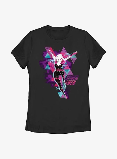 Marvel Spider-Man: Across the Spider-Verse Spider-Gwen Poster Womens T-Shirt