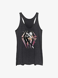 Marvel Spider-Man: Across the Spider-Verse Sketchy Spider-Gwen Womens Tank Top