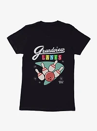 Yellowjackets Grandview Lanes Bowling Womens T-Shirt