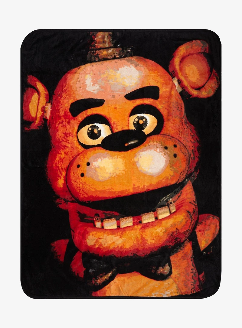 Five Nights At Freddy's Freddy Fazbear Throw Blanket
