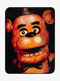 Five Nights At Freddy's Freddy Fazbear Throw Blanket