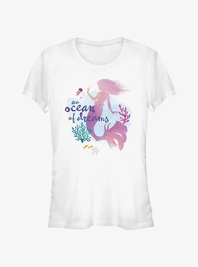 Disney The Little Mermaid Live Action Ocean Of Dreams Girls T-Shirt